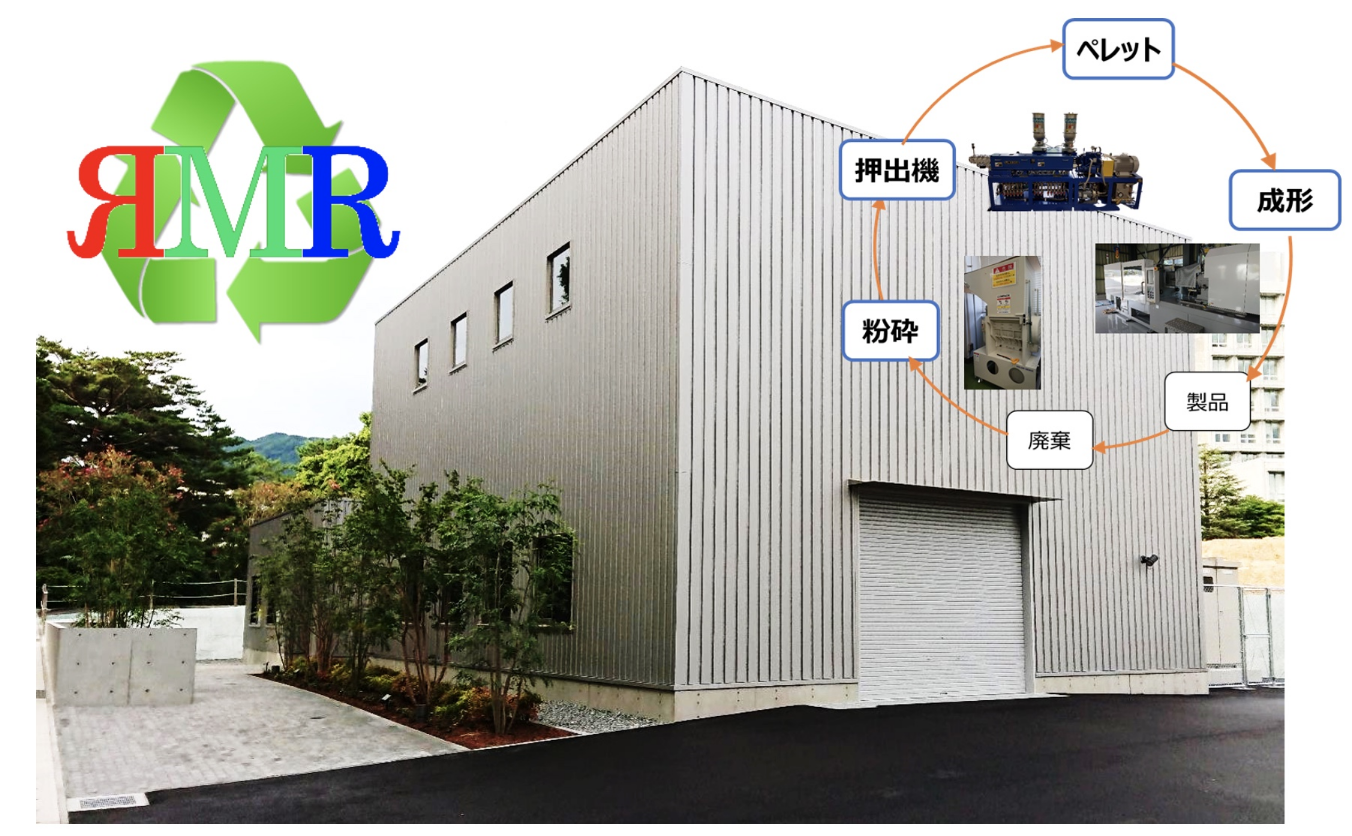 ２０２１年７月に完成した福岡大学の「超先端材料・リサイクル研究棟」